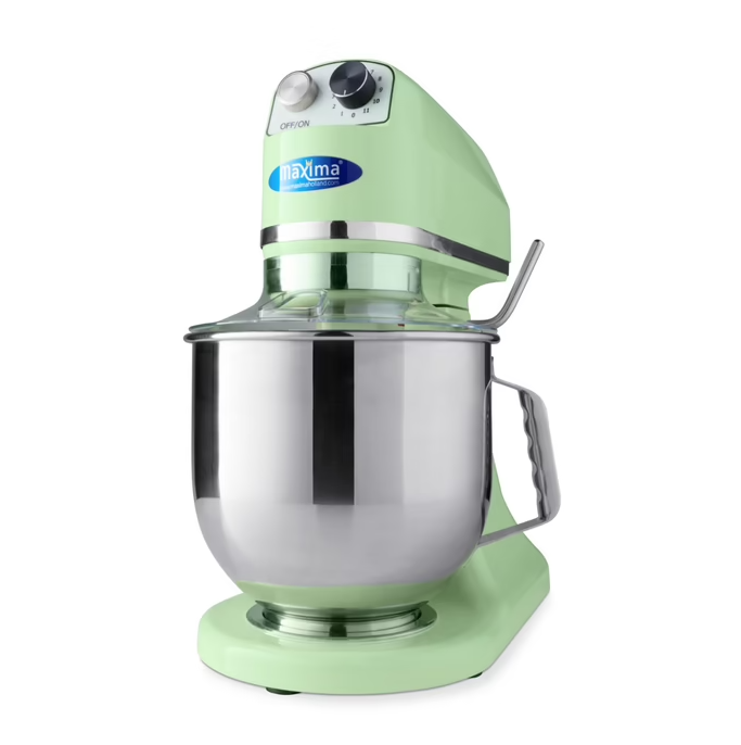 Mixer planétaire - 7 L - jusqu'à 2 kg de pâte - vert | Maxima - 09300153_1