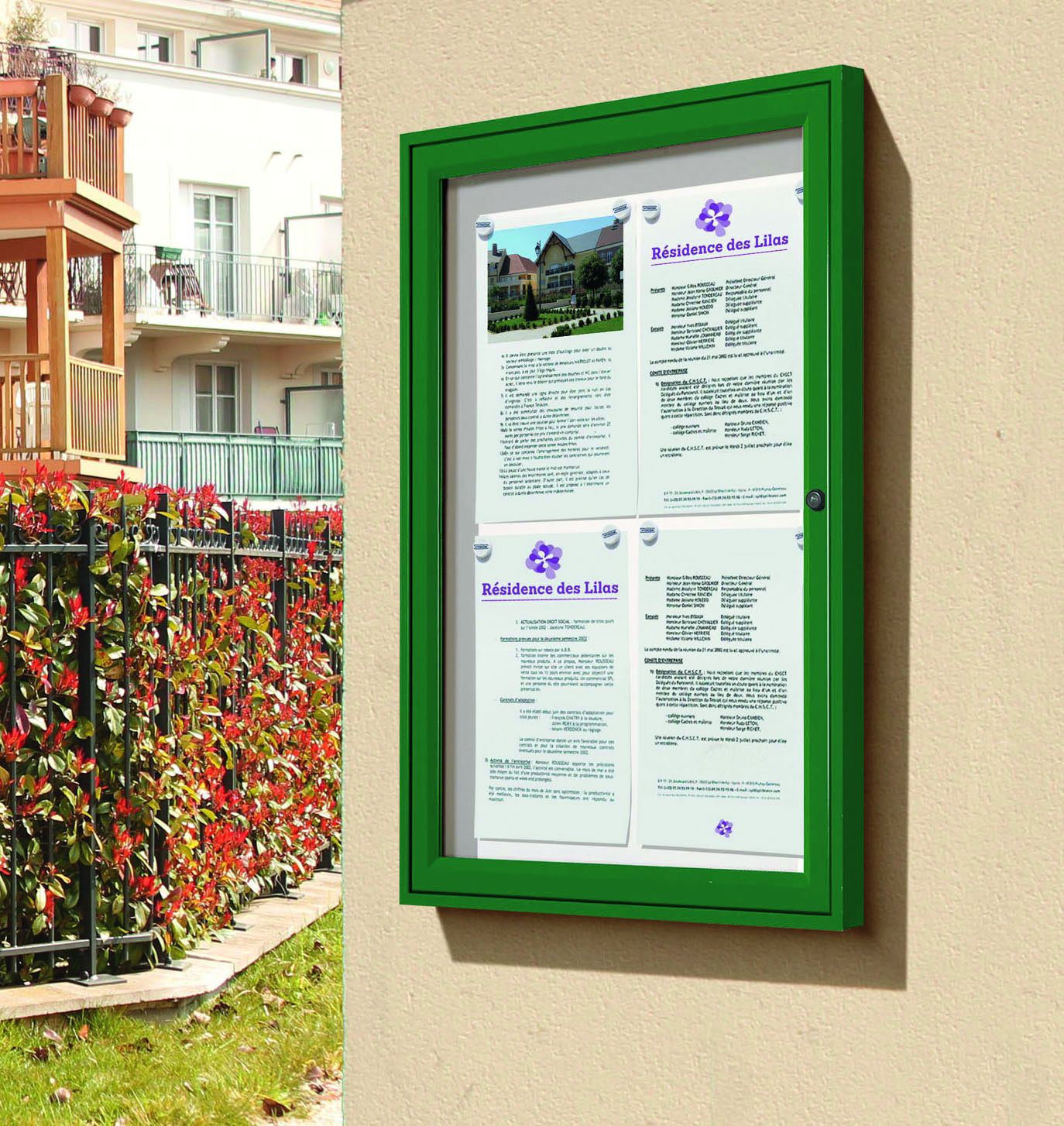 Vitrine extérieure REVERSO tradition dauphine - Buff'hyeres Collectivités_1