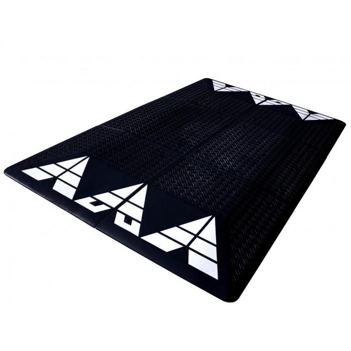 Coussin berlinois - Caoutchouc vulcanisé - Bandes rétroréfléchissantes - Rouge ou Noir_1