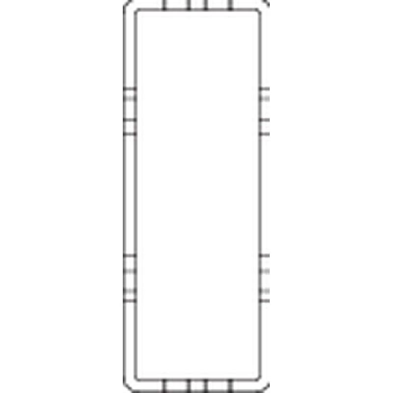 Montant S50 80x30mm - Hauteur 1410mm - Renforcé et Perforé 2 Faces - Acier Crème_1