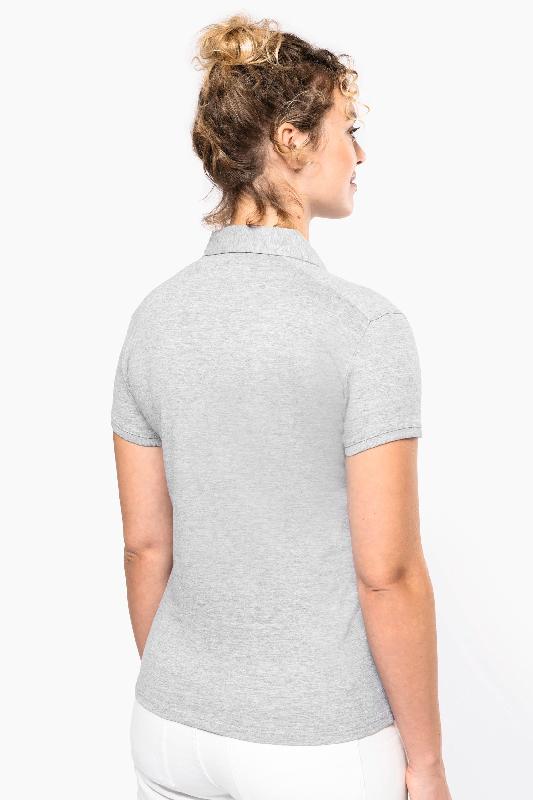 Polo jersey manches courtes femme - Réf: K263 - Kariban - 100% coton peigné - Col chemise élégant_1