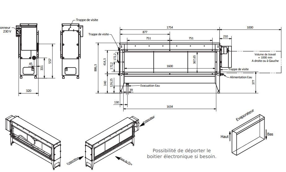 Adiabox nfg 6 000 s - rafraîchisseur - adexsi - débit d'air maximum:  3 500 m3/h_1