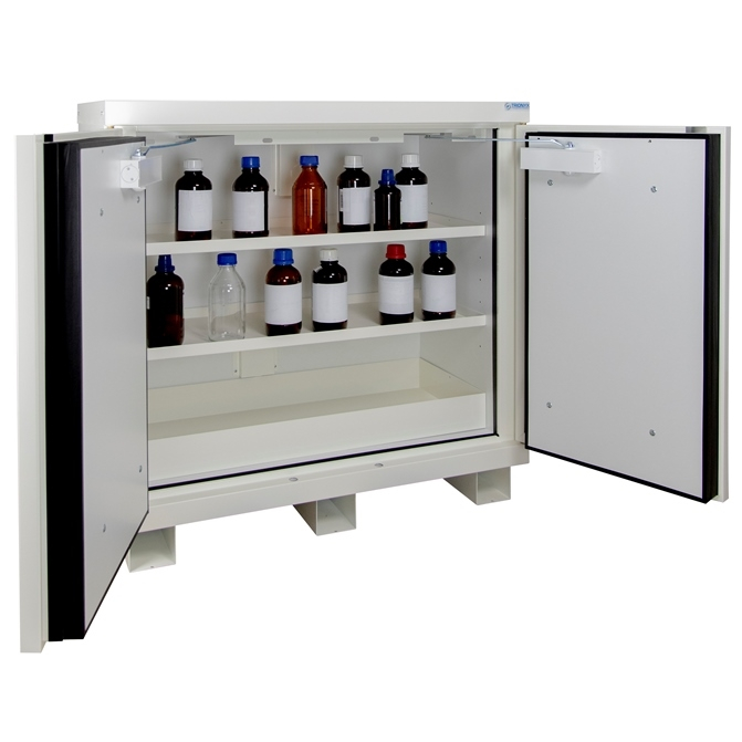 As90c2p - armoire de sécurité pour produits inflammables - delahaye - capacité 115 l_1