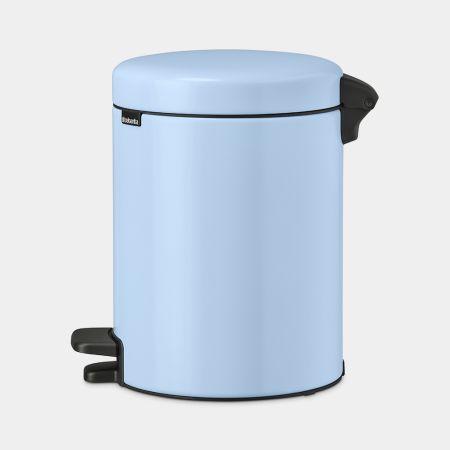 Poubelle à pédale newIcon Brabantia 5 litres - Dreamy Blue - XS - Anti-odeurs - Base antidérapante_1