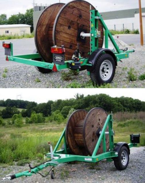 S 1500 - Remorque Porte-Touret - SIPREL - Charge utile 1450 Kg_1