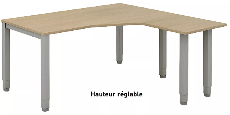 Bureau d'angle compact - hauteur fixe ou réglable - So Vera_1