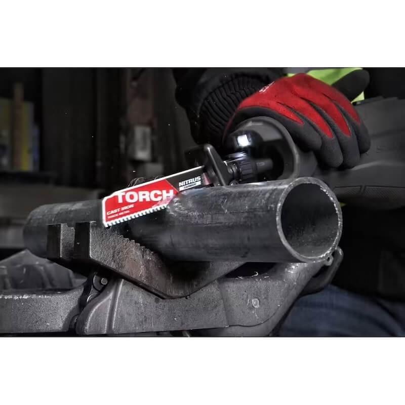 Lames de scie sabre TORCH? NITRUS CARBIDE? 150 mm 8 TPI Milwaukee - 5 pièces - 48475561_1