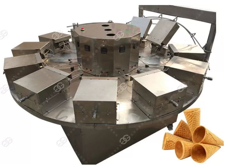 Machines électriques de cône de gaufre de crème glacée - Henan Gelgoog - capacité 800-1000 pcs/h - trois phases - certification CE_1