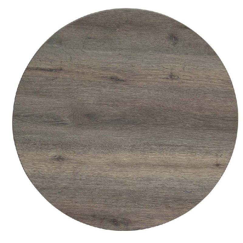 Plateau rond de table d'intérieur Tavola Ø60 cm stratifié Rovere Texas_1