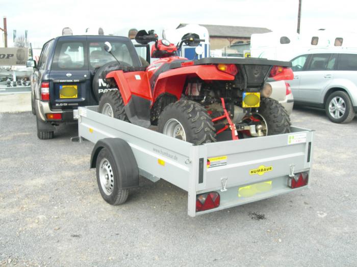 Remorque porte-quad Humbaur 1374 - dimensions utiles 251x131x35 cm - PTAC 750 ou 499 kg_1