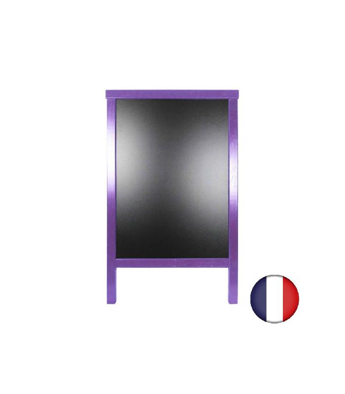 Chevalet stop trottoir bois - Dimensions 90 x 55 cm - Référence : LSTF49VI_1