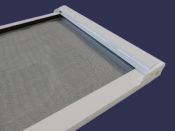 Moustiquaire avec coffre en aluminium de 45 mm