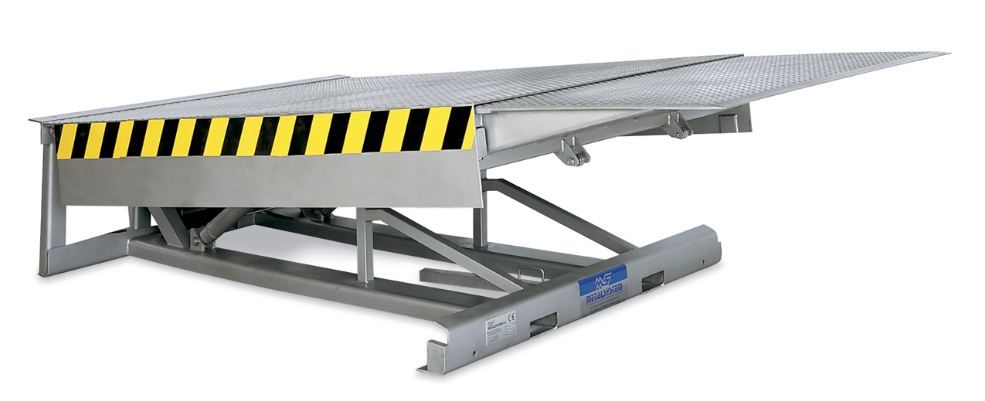 MSRHR Niveleur de quai - Lèvre télescopique en acier inoxydable, galvanisé ou peint - Largeur 1800 à 2000 mm_1