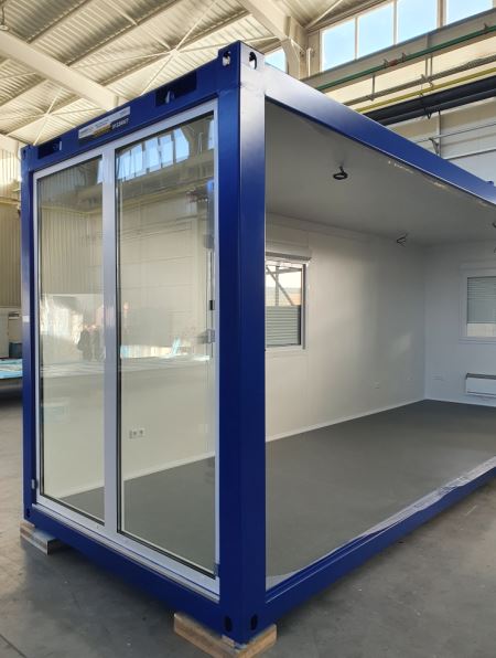 Bureau préfabriqué modulaire 24' - Europbox - modules isolés fabriqués en Europe avec dimensions personnalisables_1