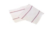 Lavette 41 fibres diverses- tissage gaufre avec bande de tissage plat sur les bords 70x30cm_1