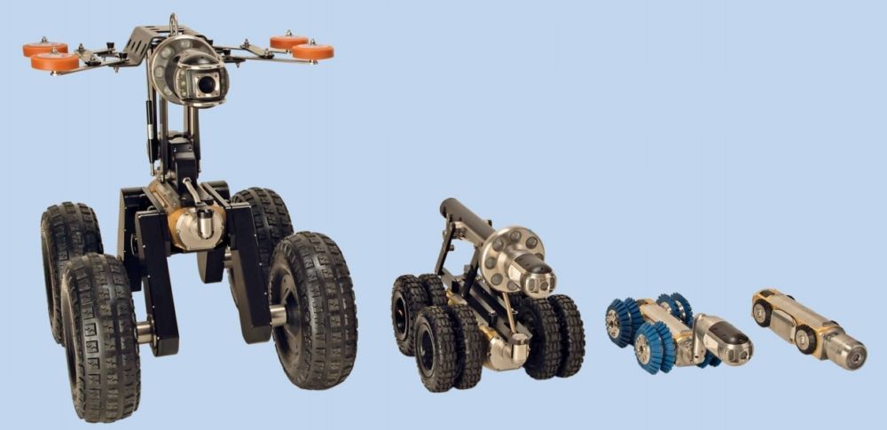 Caméra d'inspection motorisée - modulable et portative - Flexitrax P550c avec écran HD 12,1″ et batterie haute capacité_1