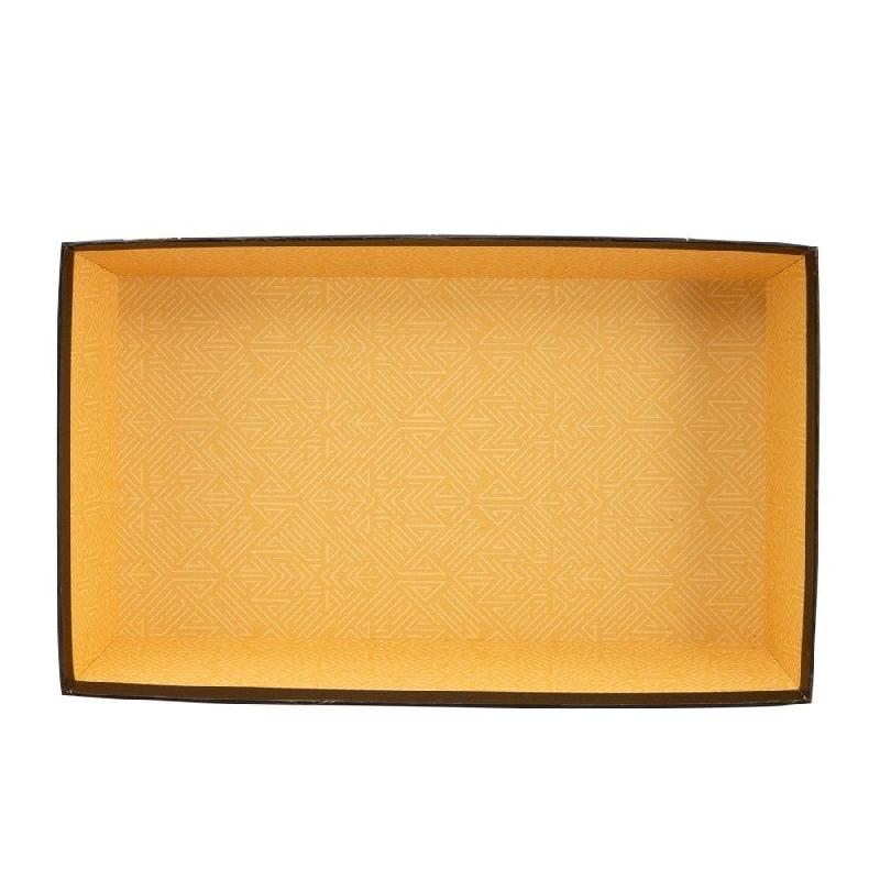 Corbeille carton kraft Gatsby 33x20x7cm_1