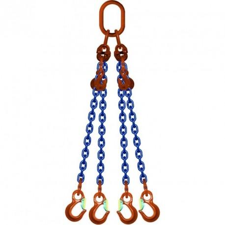 Elingue chaîne GRADE 100 réglable avec crochets à linguet Référence 4349XG100_1