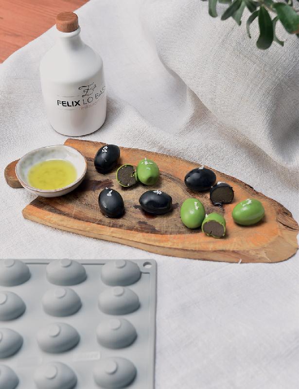 Olive - Moule en silicone Gourmand Horeca Pavoni Italia - 30 empreintes_1