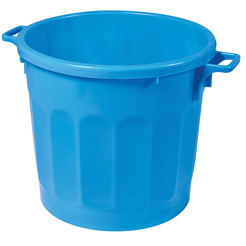Poubelle ronde tri sélectif 75L Gilac - Bleu_1