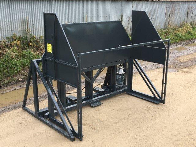 Vide-palox stationnaire EM3000 NC - Occasion - Ajustable pour caisses de 2m00 à 2m45 - Capacité 3000kg_1