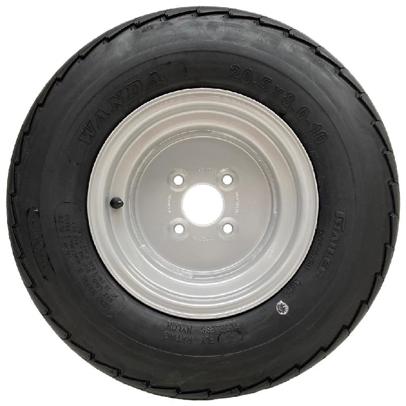 20.5x8.00-10 Trailer Kit High Speed Road Legal Wheels ALKO Hub  Stub Axle 750kg_1