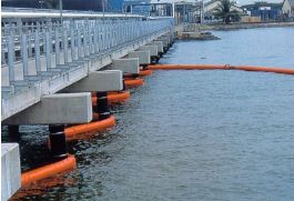 Barrage flottant anti-pollution gonflable - intervention rapide pour hydrocarbures - SENTINEL_1