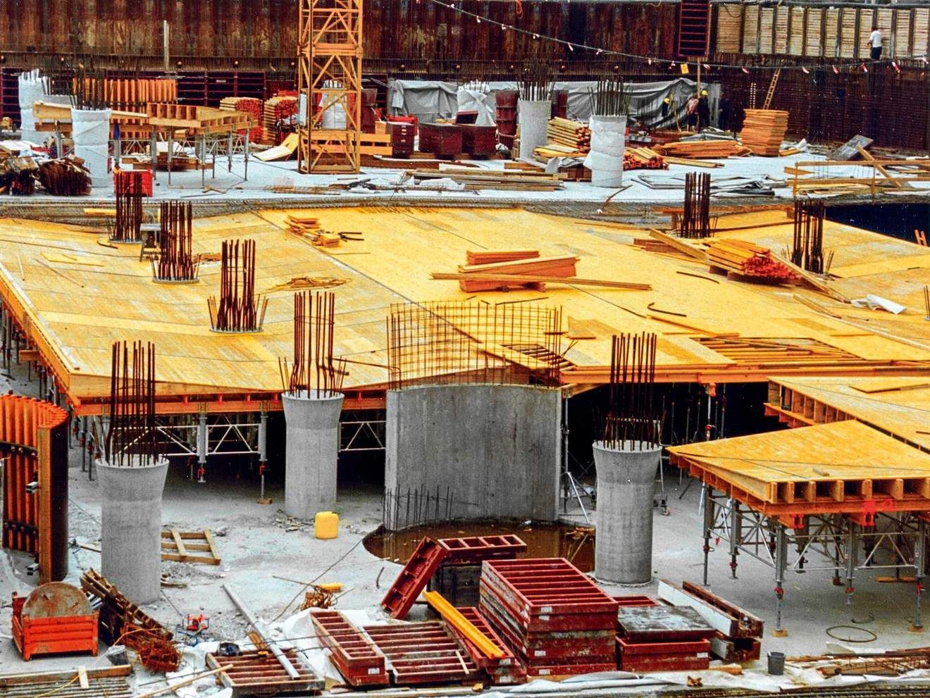 Système de coffrage économique Mevaflex pour dalles complexes