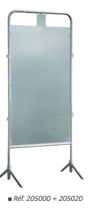 Panneau électoral classique - robuste avec surface d'affichage optimisée - dimensions pour 1 ou 2 candidats_1