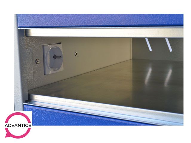 Paralocker i16 - Armoire de stockage et rechargement sécurisée avec 16 casiers pour appareils numériques_1