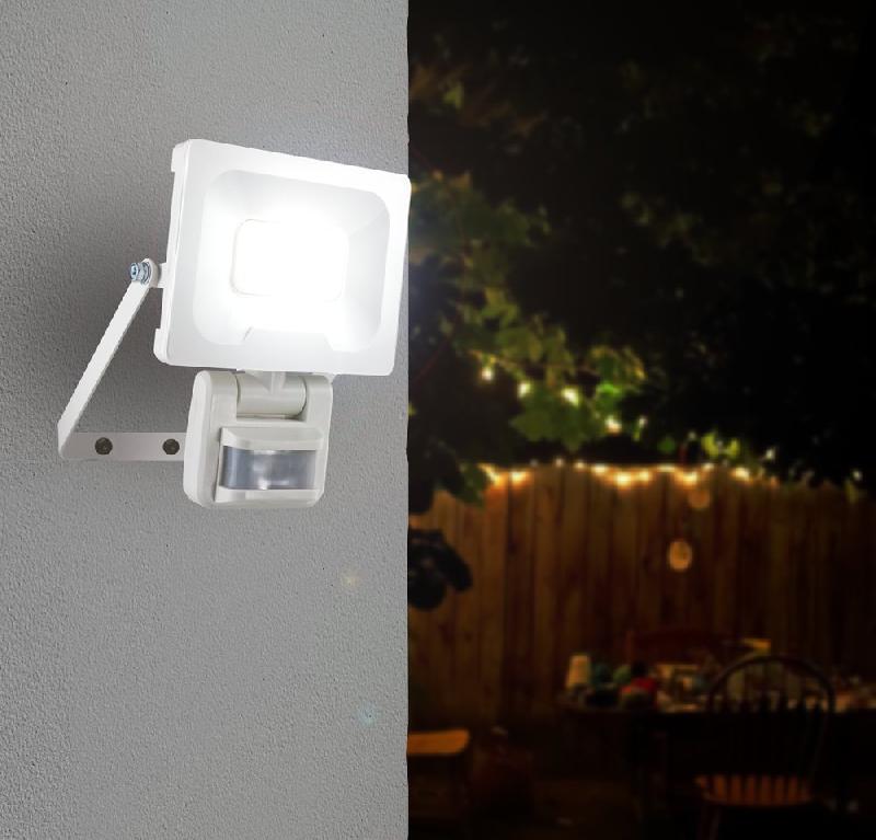 Projecteur mural Nino 20W 1600lm - Détecteur de mouvement - Blanc_1