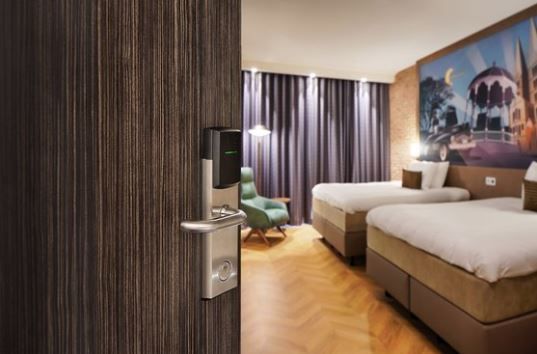 Serrure électronique CLASSIC INOX - intérieur/extérieur - RFID sans contact - résistante au feu EN 1634-1_1