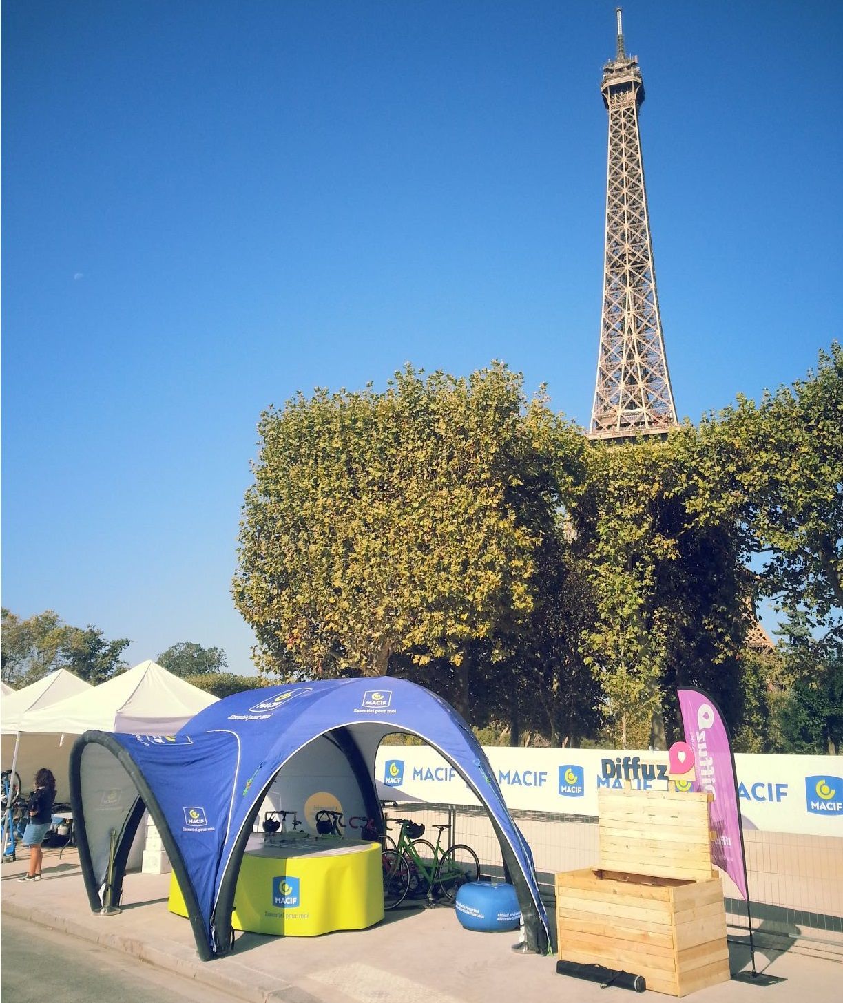 Structure gonflable de grande taille Fastent® Air Plus