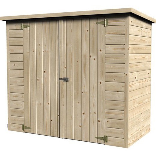 Brycus - Abri en bois pour 2 vélos adultes - Jardin et extérieur - Modèle 11750-000_1