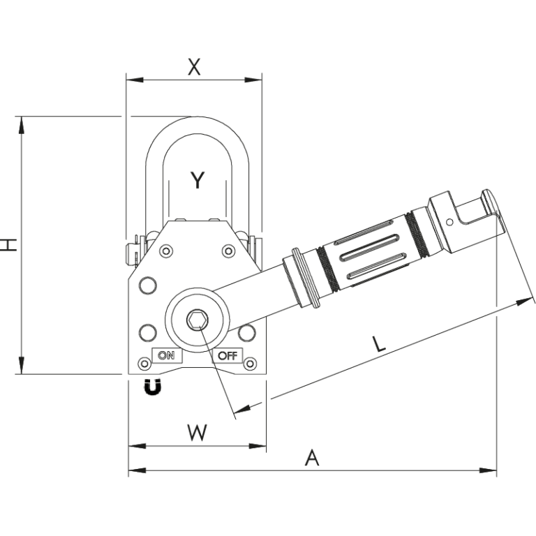 Aimant de levage à néodyme - IMA - REF : 47010 - Capacité 100kg à 3000kg_1