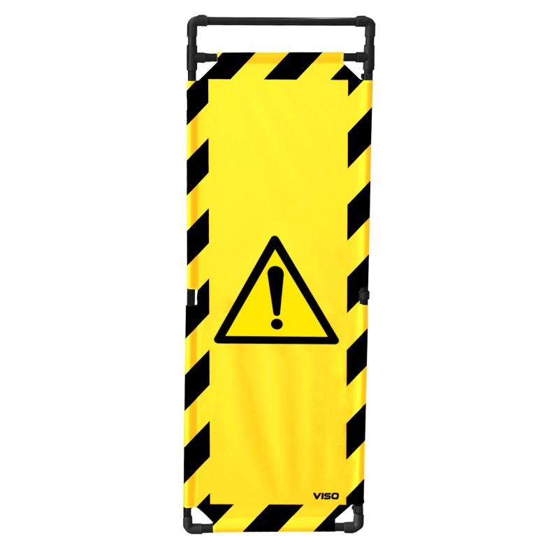Barrière d'intervention 1 panneau - Danger / 1800 / PVC_1