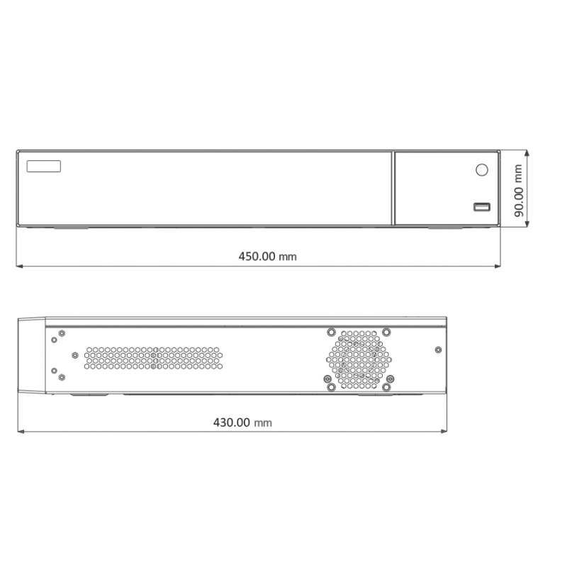 Neo-253 - Enregistreur NVR Neoview - 64 canaux 4K (8 mégapixels) - H.265, HDMI, PTZ, USB, DDNS_1