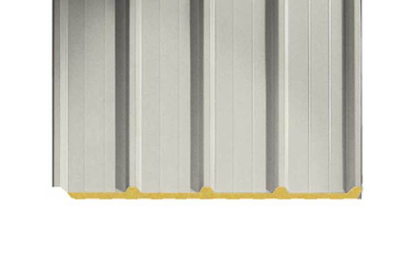 Panneau sandwich imitation tuile - Couverture isolante pour bâtiments - Épaisseurs 40, 50, 60 mm_2