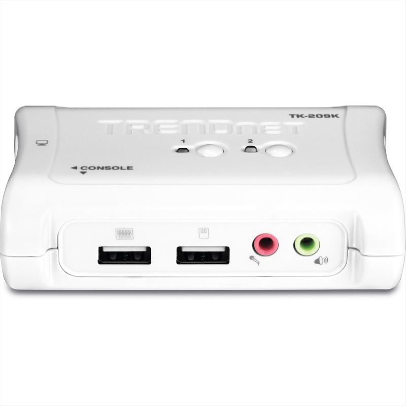 TRENDnet TK-209K Kit de switch KVM USB à 2 ports avec fonction audio_1