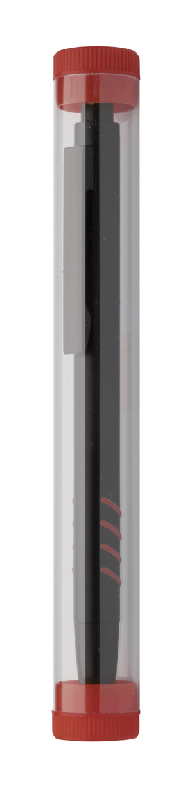 Stylo à bille stylet en aluminium - grip, embout en caoutchouc, gravure colorée, tube plastique_1