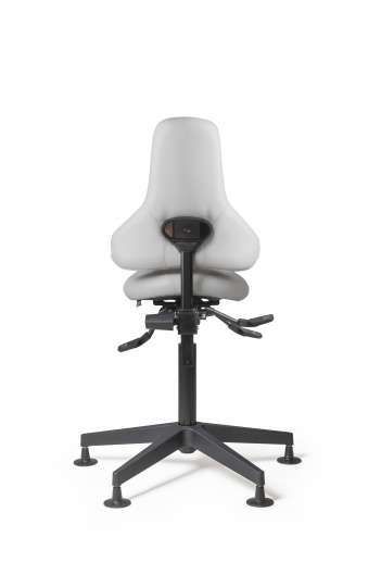 Chaise d'atelier simili cuir - Hobbit 247 - ergonomique avec réglages multiples_1