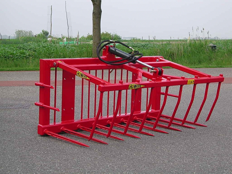 Fourche à fumier avec mâchoire hydraulique série b - wifo_1