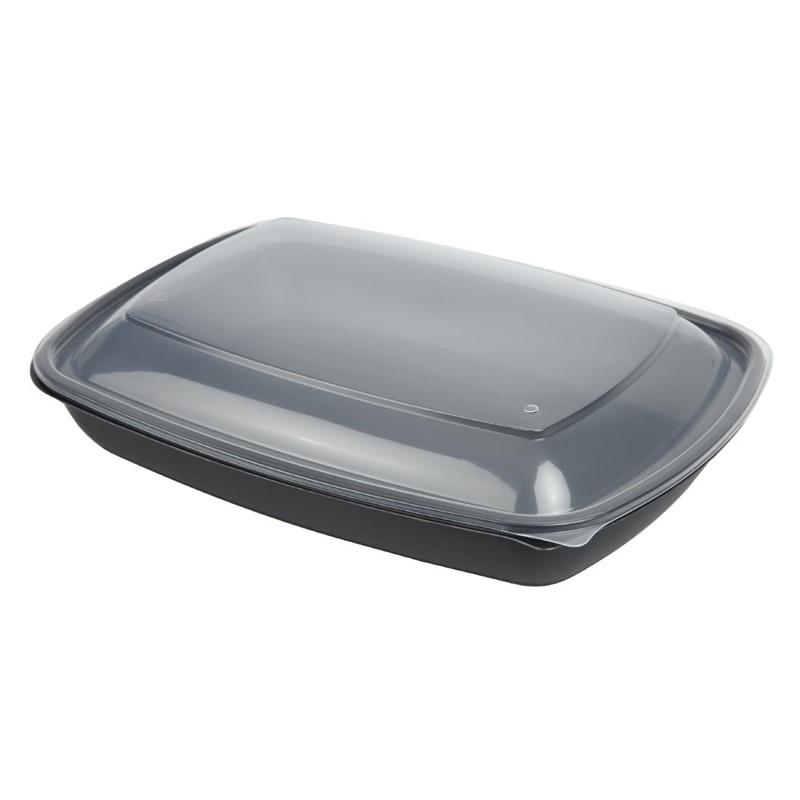 Grandes barquettes alimentaires rectangulaires micro-ondable - 1350ml - Lot de 150 | Fastpac_1