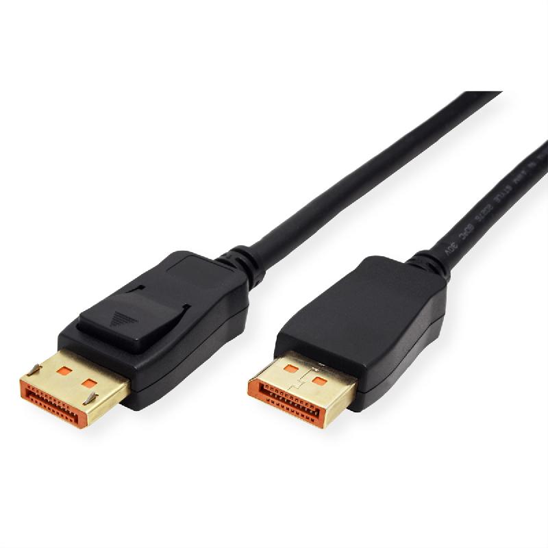 ROLINE Câble DisplayPort v2.1, 10K, DP M - DP M, noir, 5 m_1