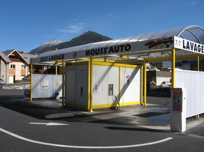 Station de lavage multipiste - Heurtaux - Compacte, inox, 2 à 4 pistes, dimensions 5,16 x 2,48 x 2,90 m_1