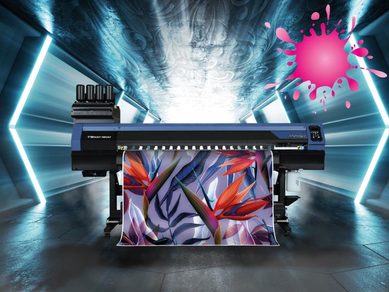 Imprimante grand format de sublimation textile - Mimaki TS100-1600 - 1 610 mm - 70 m²/h_1