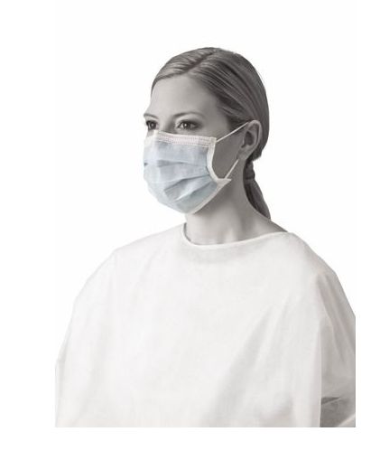 Masque chirurgical Type II - Medline - avec élastiques auriculaires et bande ajustable_1