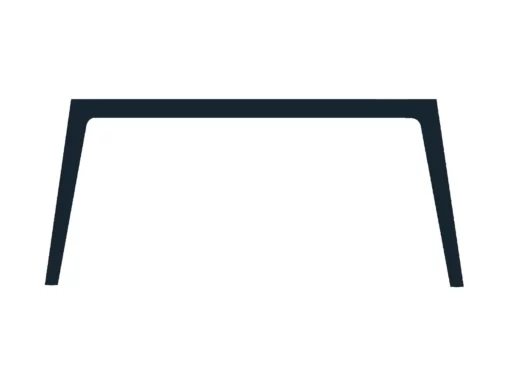 Bureau double STEELY - L120 cm - Double face - Pieds carbone - Plateau imitation Erable - neuf - Panneaux de particules mélaminés haute résistance_1