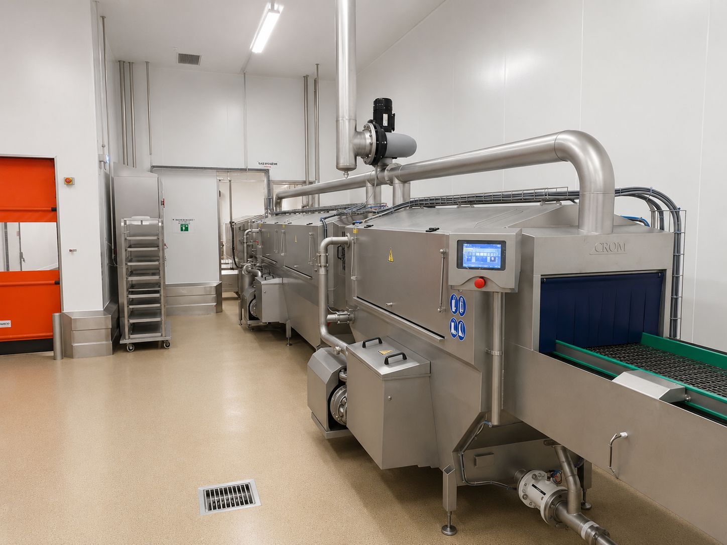 Tunnel de lavage PREMIUM pour laiteries et fromageries - PB1-2R_1