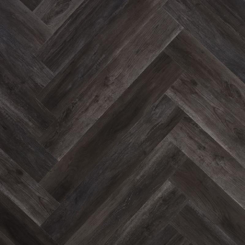 Wallart planches d'aspect de bois noir charbon 432700_1
